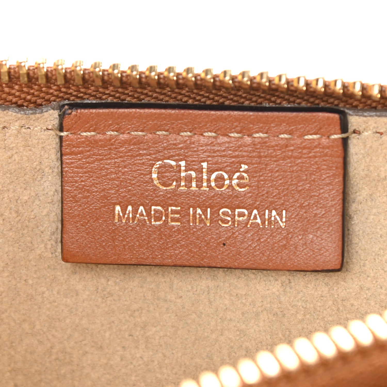 Chloe Calfskin Suede Small Jane Fringe Bag Caramel 7 of 11