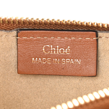 Chloe Calfskin Suede Small Jane Fringe Bag Caramel 7 of 11