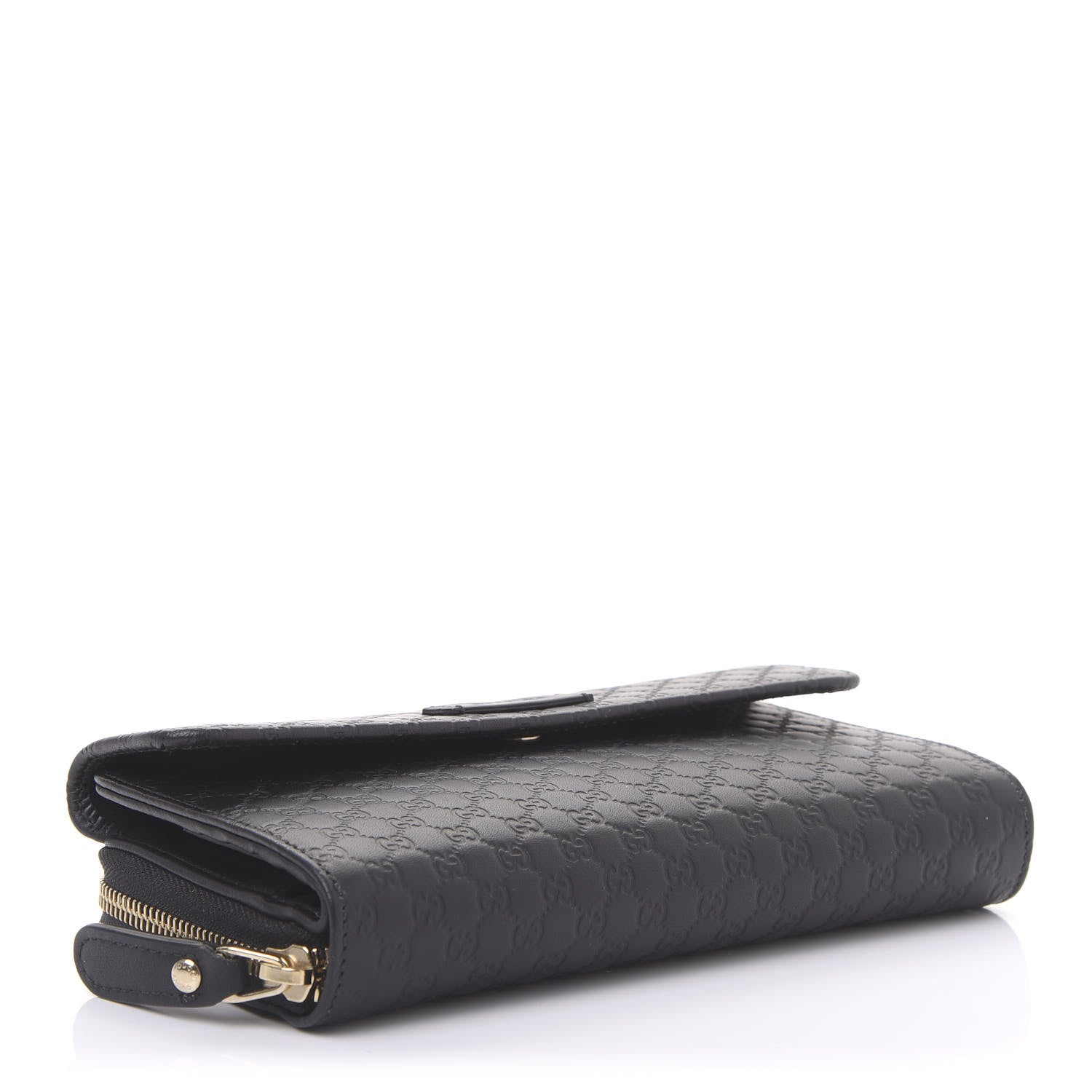 Gucci Soft Microguccissima Continental Zip Wallet Black 4 of 11