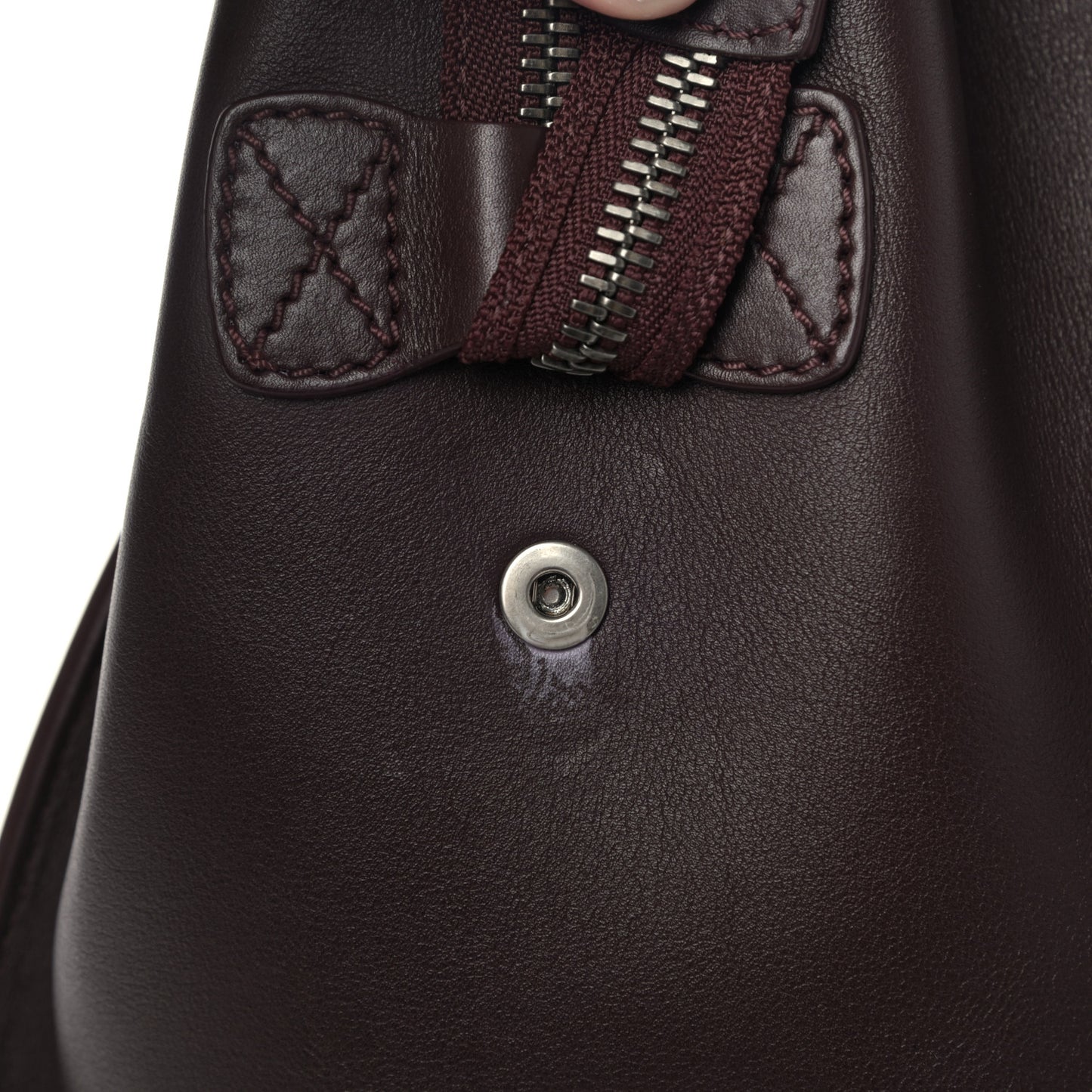 Smooth Calfskin Mini Luggage Burgundy