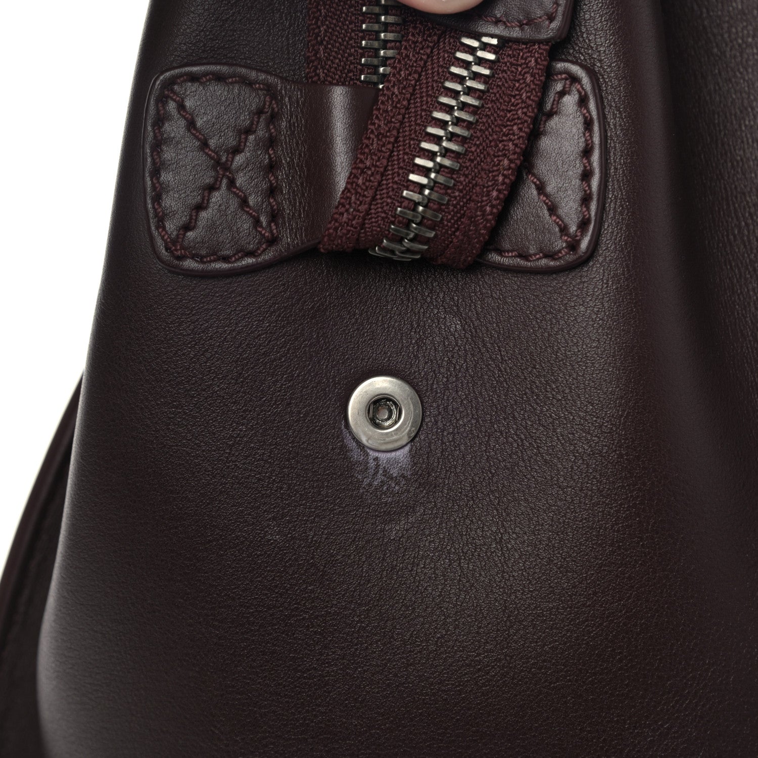 Celine Smooth Calfskin Mini Luggage Burgundy 2 of 11