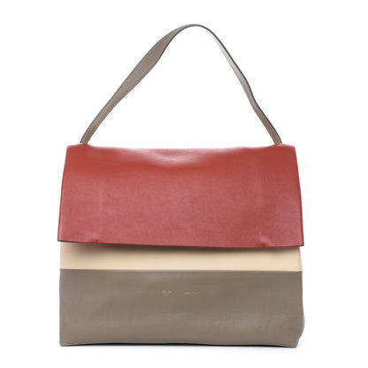 Celine Calfskin All Soft Shoulder Bag Lipstick 1 of 14