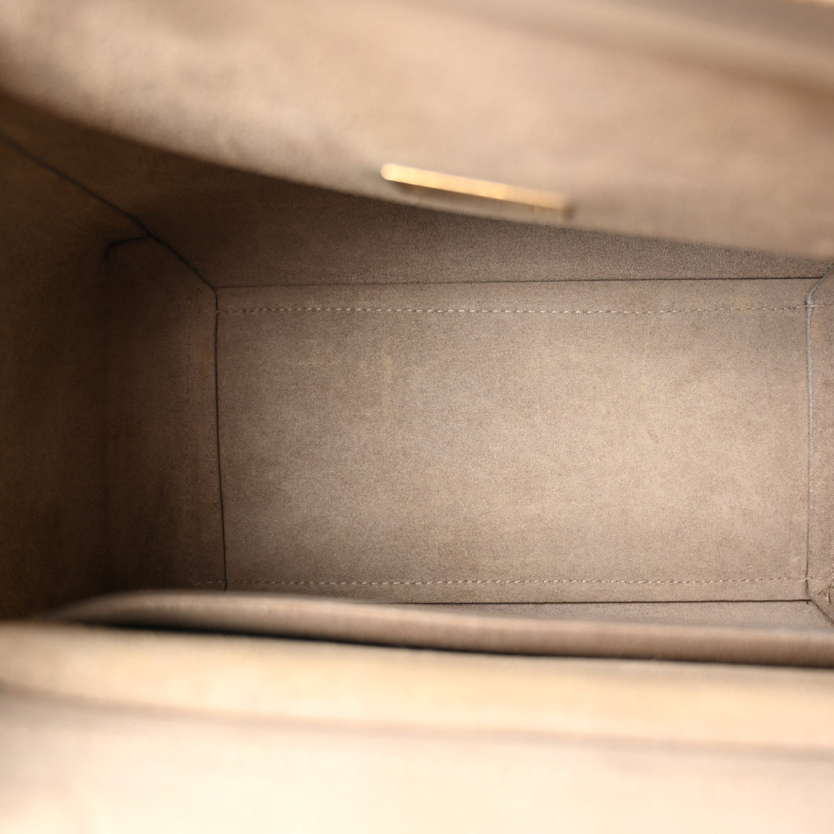 Baby Grained Calfskin Micro Belt Bag Light Taupe