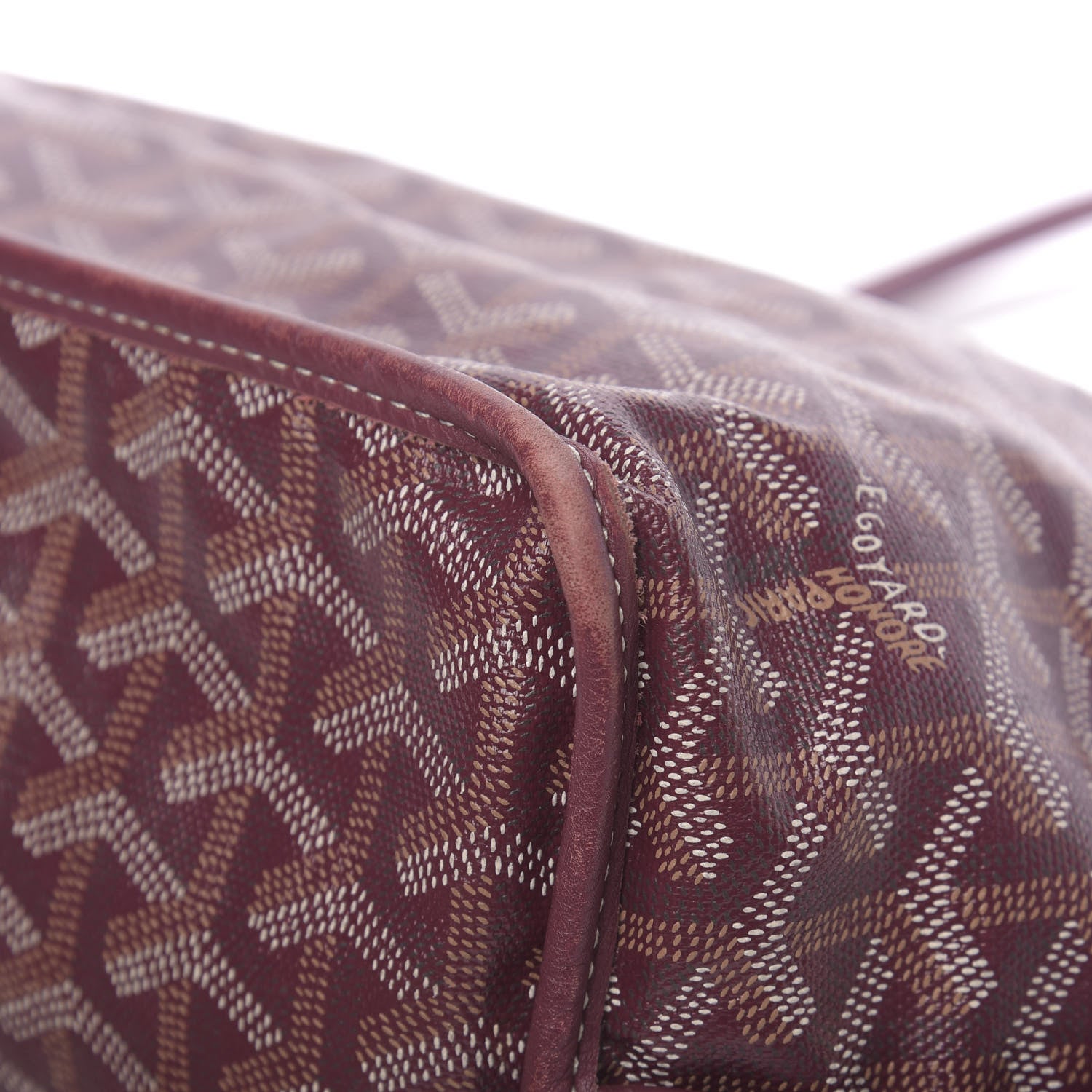 Goyard Goyardine Reversible Anjou PM Burgundy 14 of 22