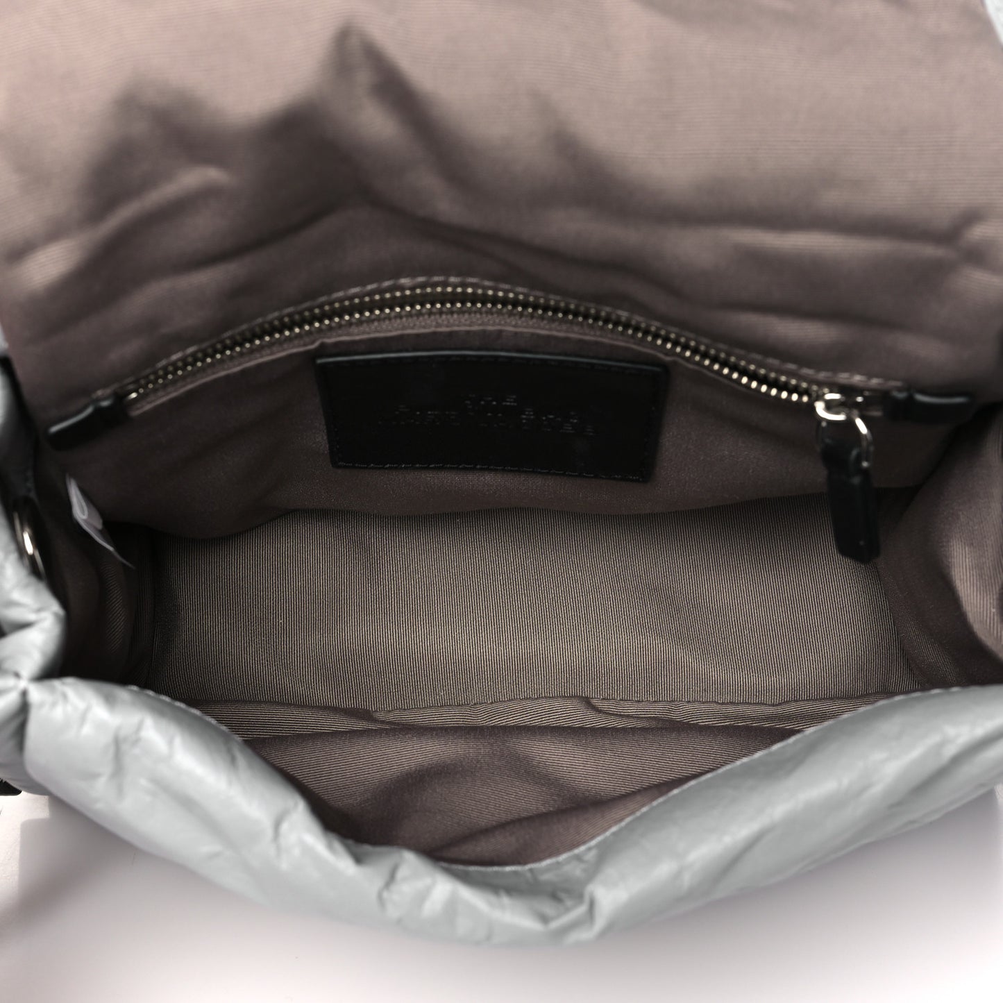 Lambskin The Pillow Bag Light Grey
