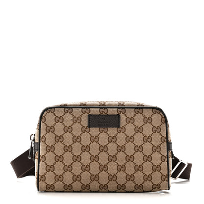 Gucci Monogram Belt Bag Dark Brown 1 of 10