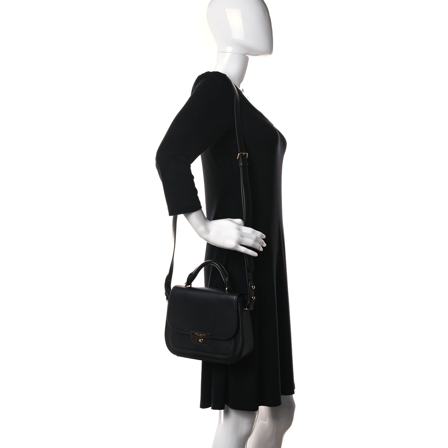 Calfskin Rider Top Handle Black