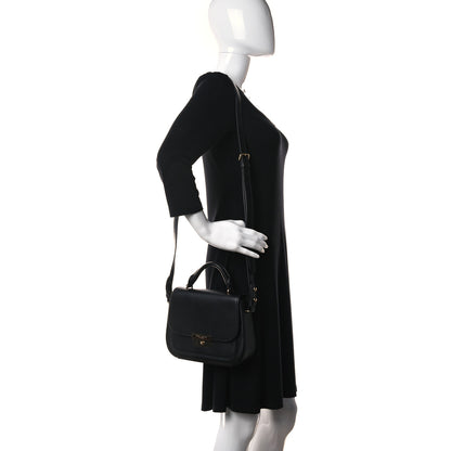Marc Jacobs Calfskin Rider Top Handle Black 2 of 10