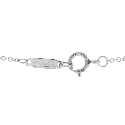 Tiffany Platinum Diamond Small Cross Pendant Necklace 4 of 4