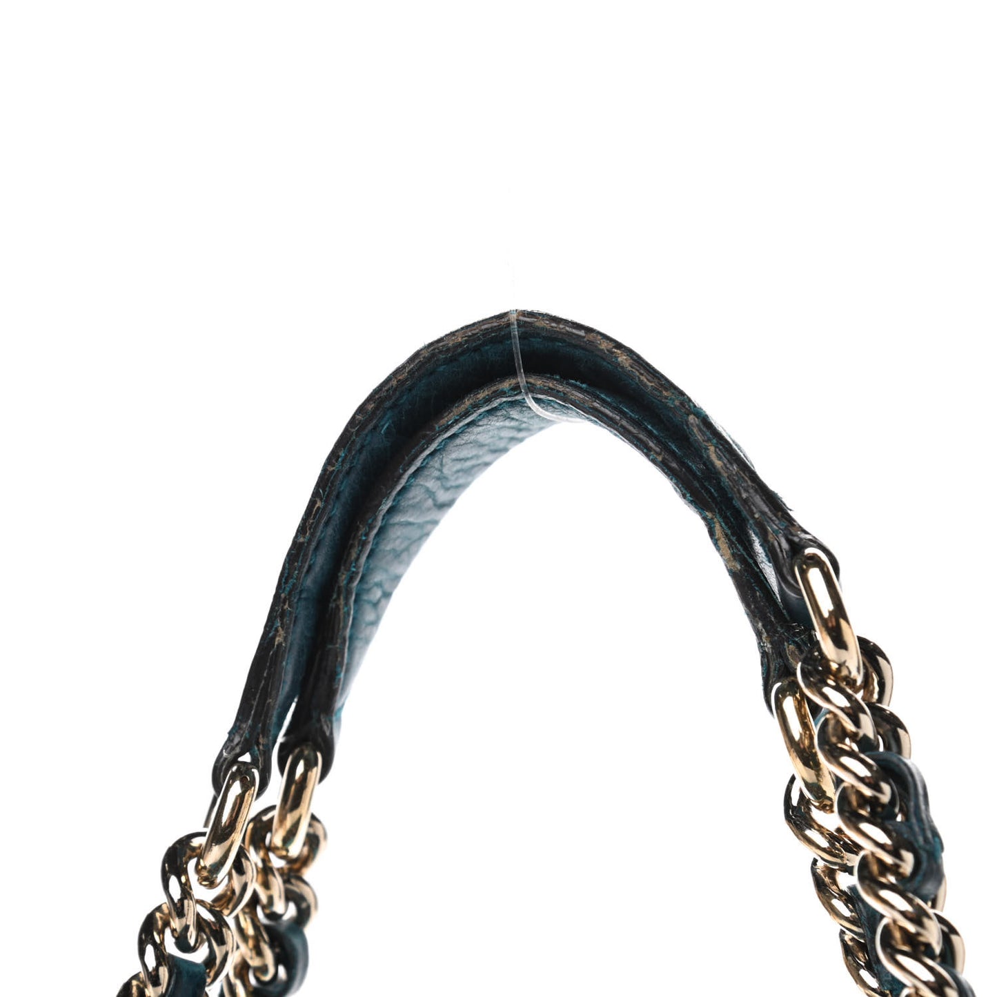 Vitello Range Medium Soho Chain Shoulder Bag Deep Cobalt