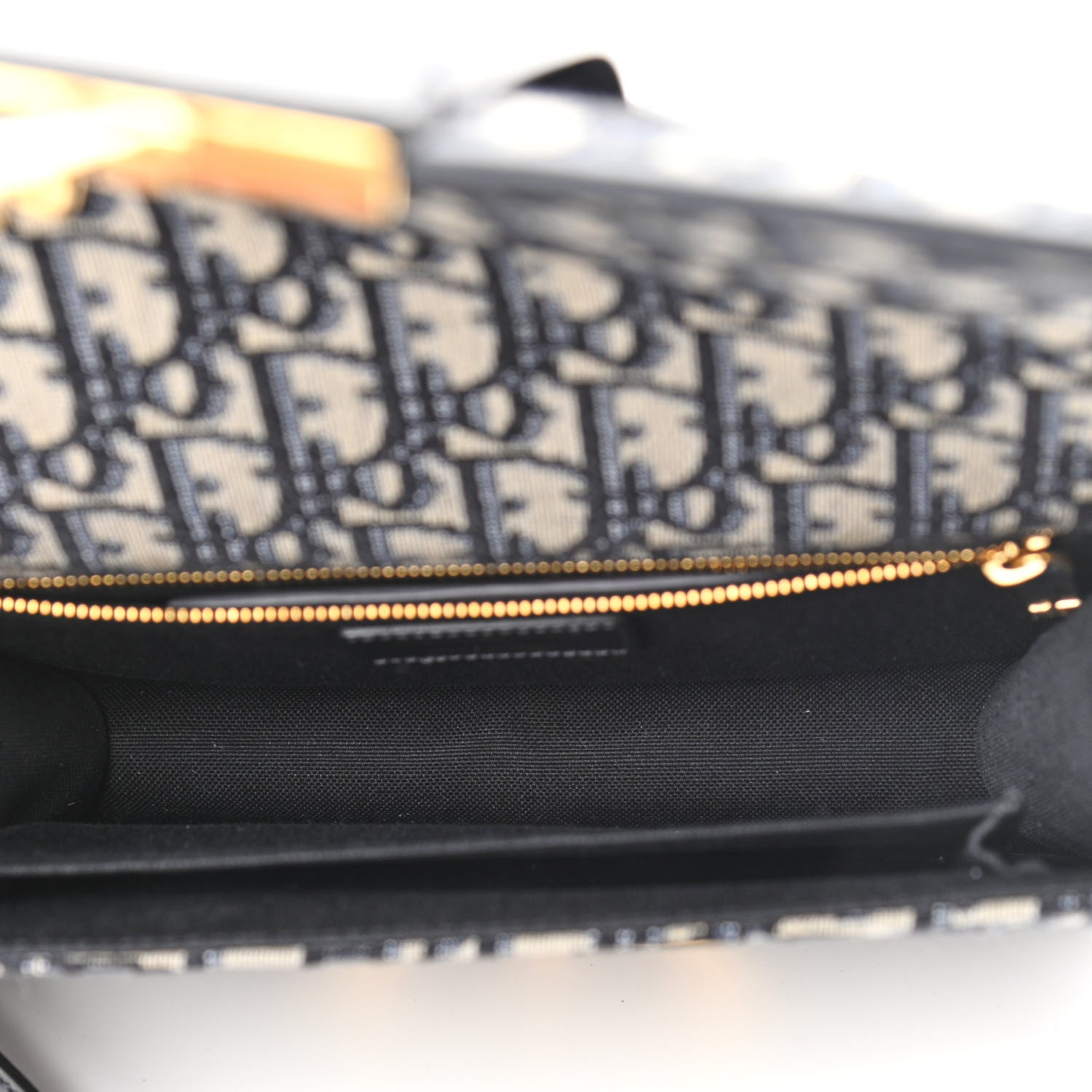 Christian Dior Oblique 30 Montaigne Flap Bag Blue 5 of 10