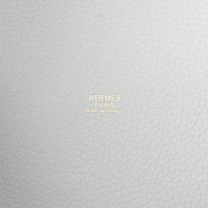 Hermes Taurillon Clemence Picotin Lock 22 MM Bleu Pale 6 of 11