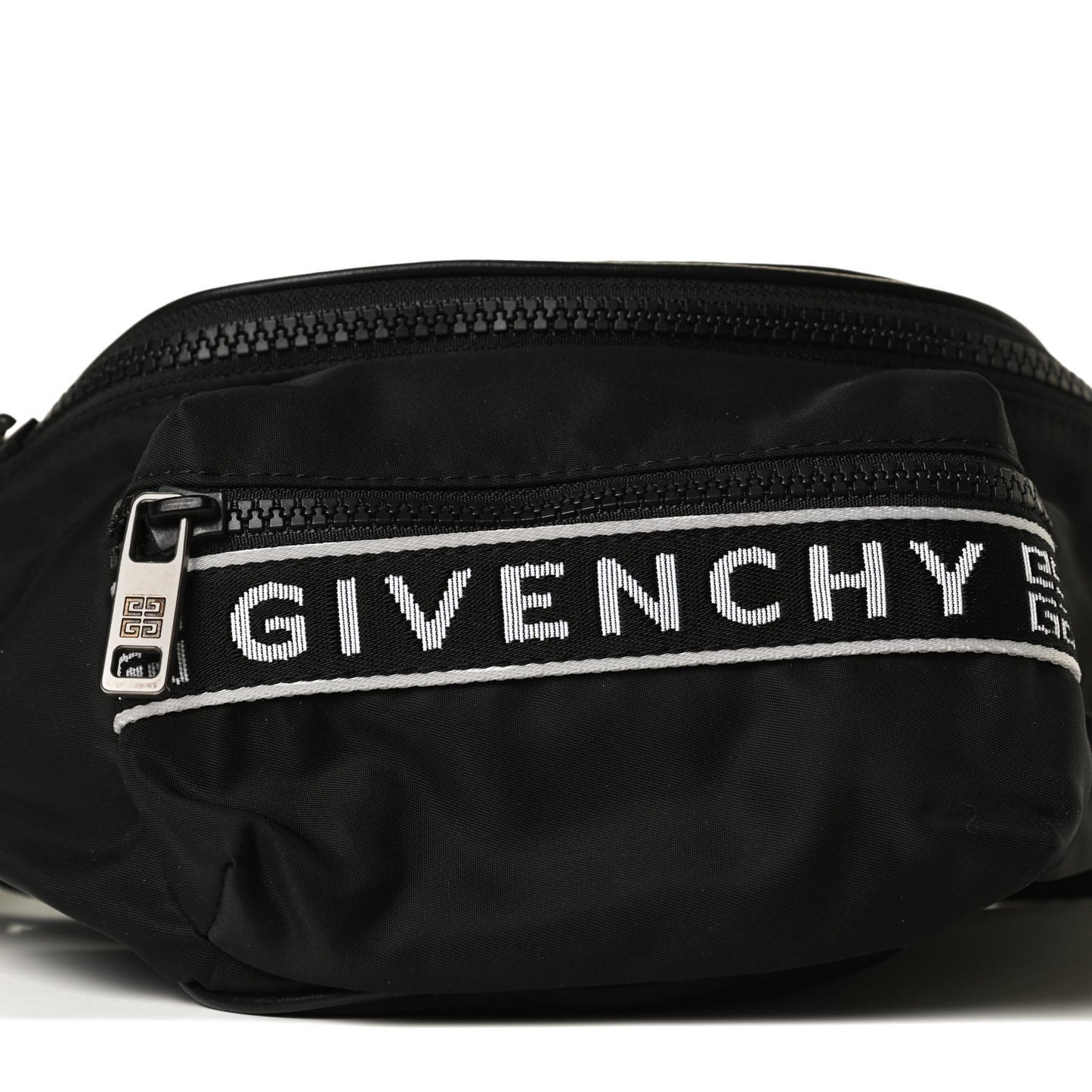 Nylon Light 3 Bum Bag Black White