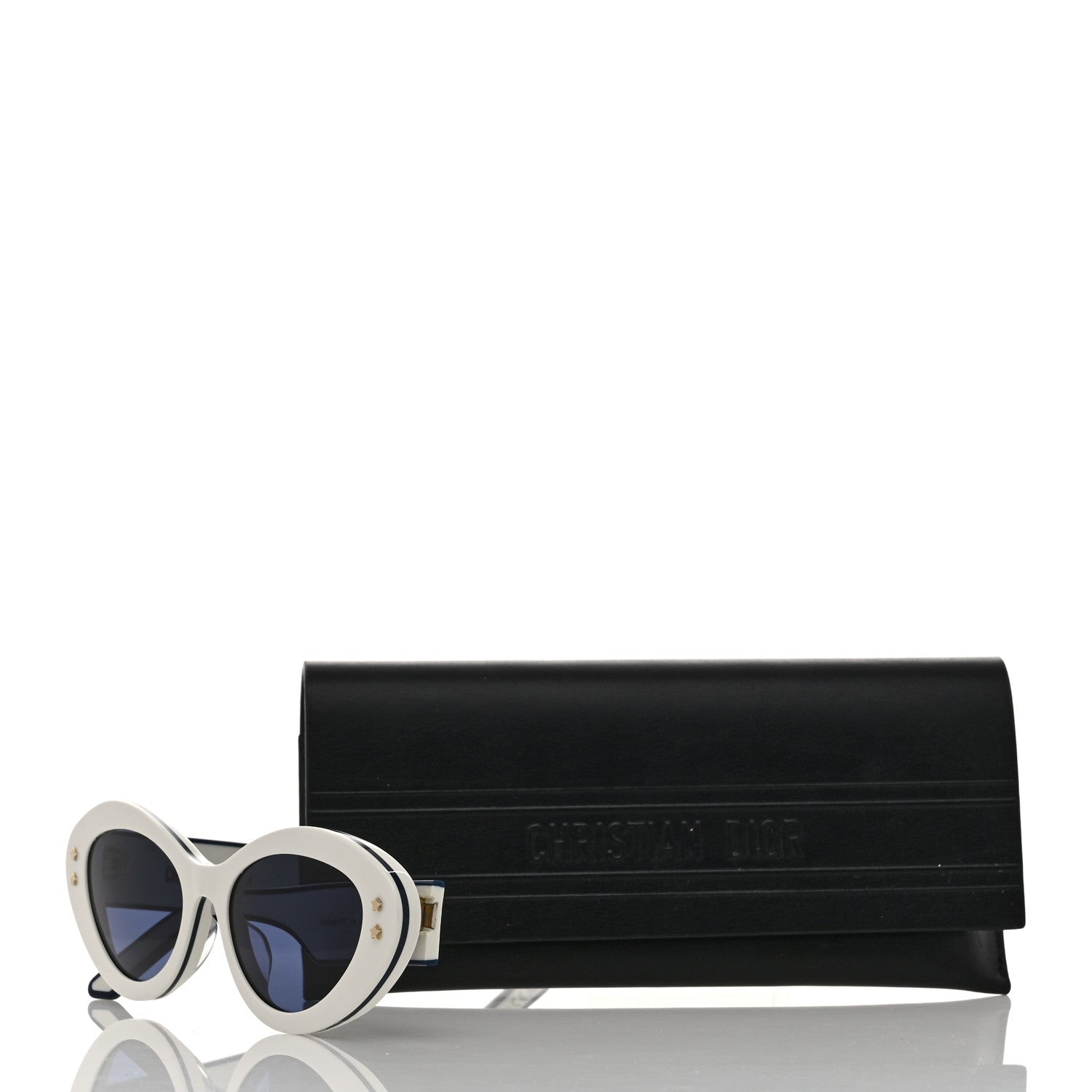 Christian Dior Acetate DiorPacific B1U Butterfly Sunglasses White 7 of 7