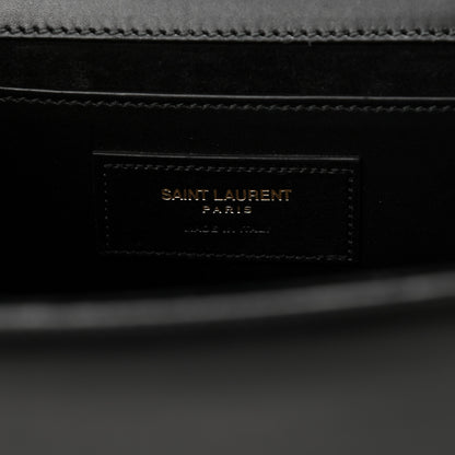 Saint Laurent Smooth Calfskin Medium Classic Monogram Kate Tassel Satchel Black 6 of 14