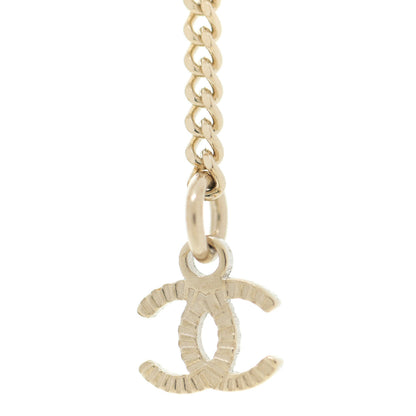 Chanel Crystal CC Multi Strand Chain Necklace Gold 7 of 7