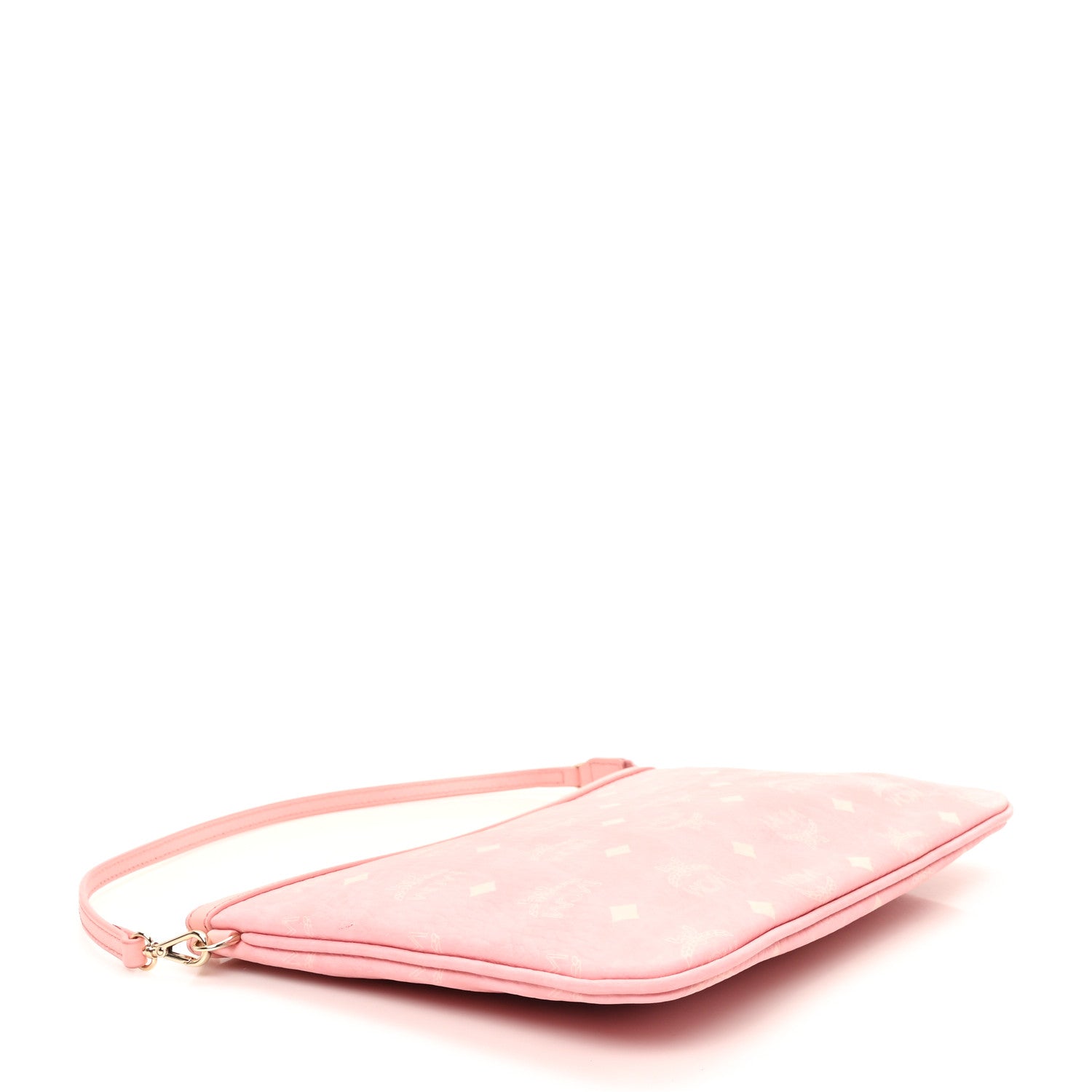 MCM Viseto Stark Wristlet Pouch Blossom Pink 4 of 10