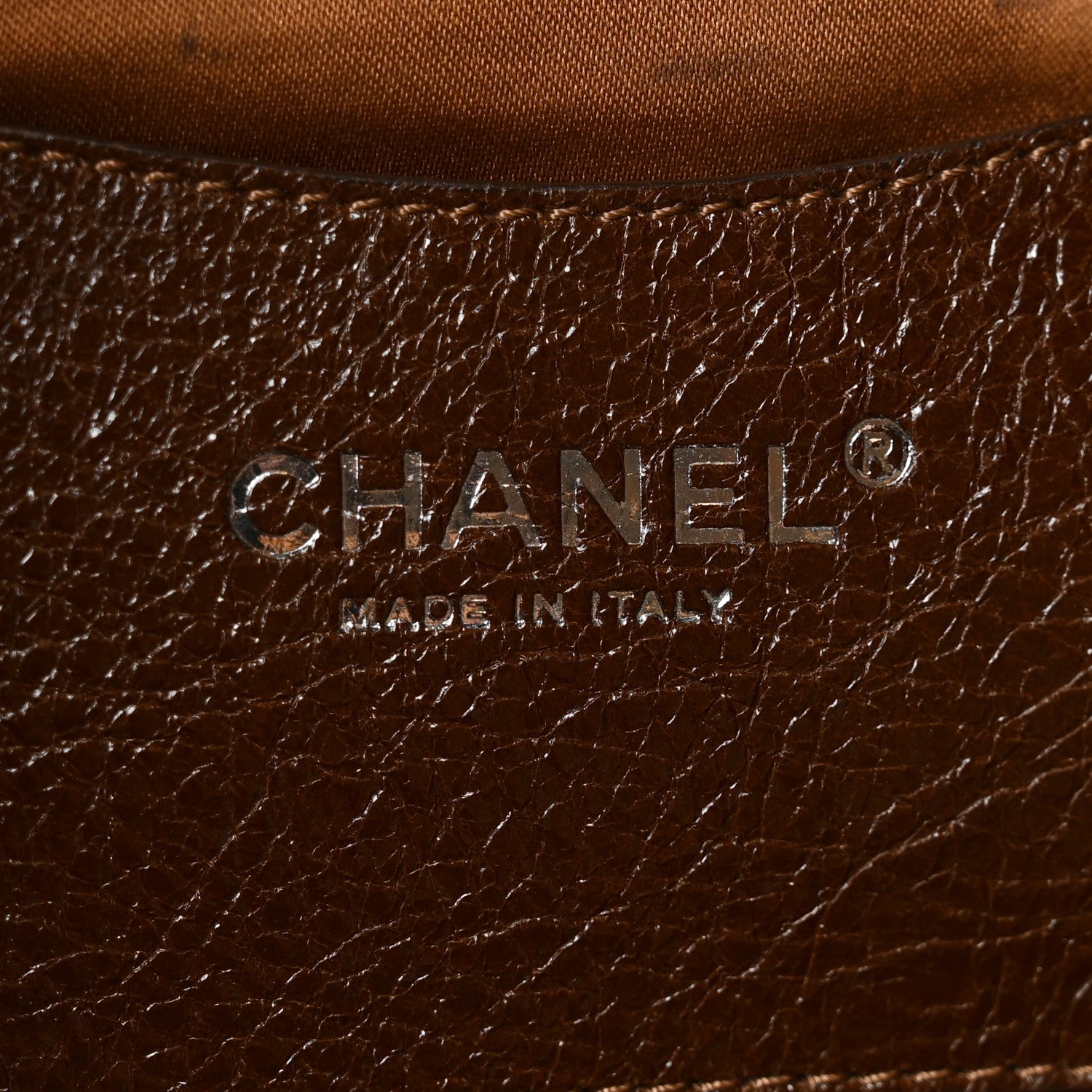 Chanel Glazed Calfskin On The Road Drawstring Tote Brown 5 of 8