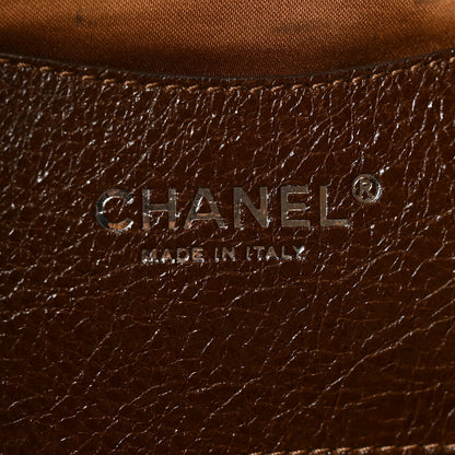 Chanel Glazed Calfskin On The Road Drawstring Tote Brown 5 of 8