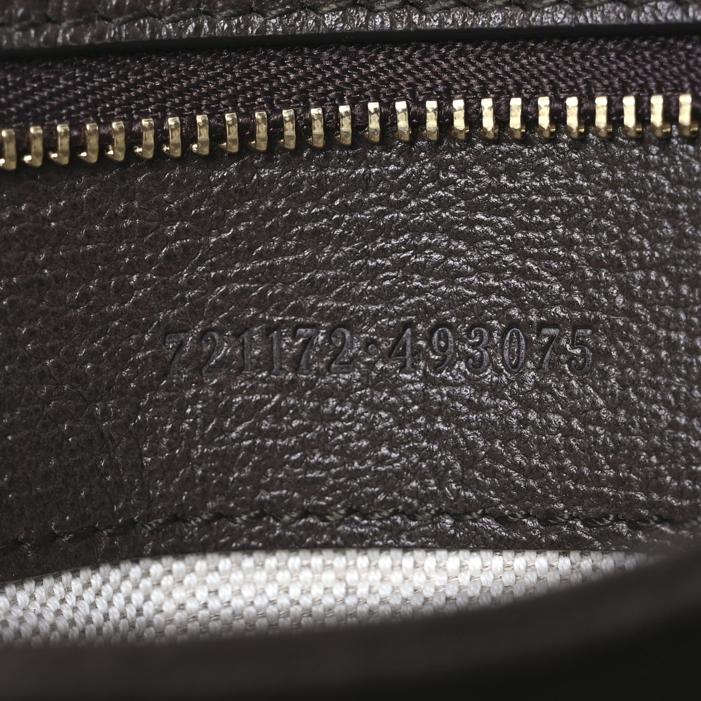 GG Supreme Monogram Textured Dollar Calfskin Web Medium Blondie Top Handle Shoulder Flap Bag Beige Ebony New Acero