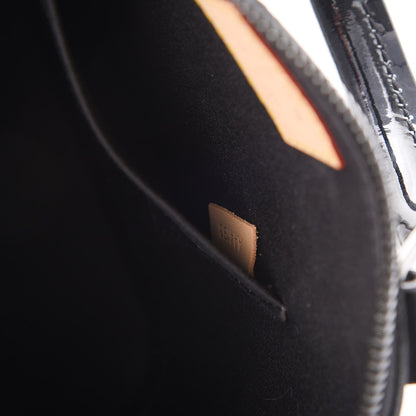 Louis Vuitton Vernis Alma BB Noir Magnetique 7 of 8