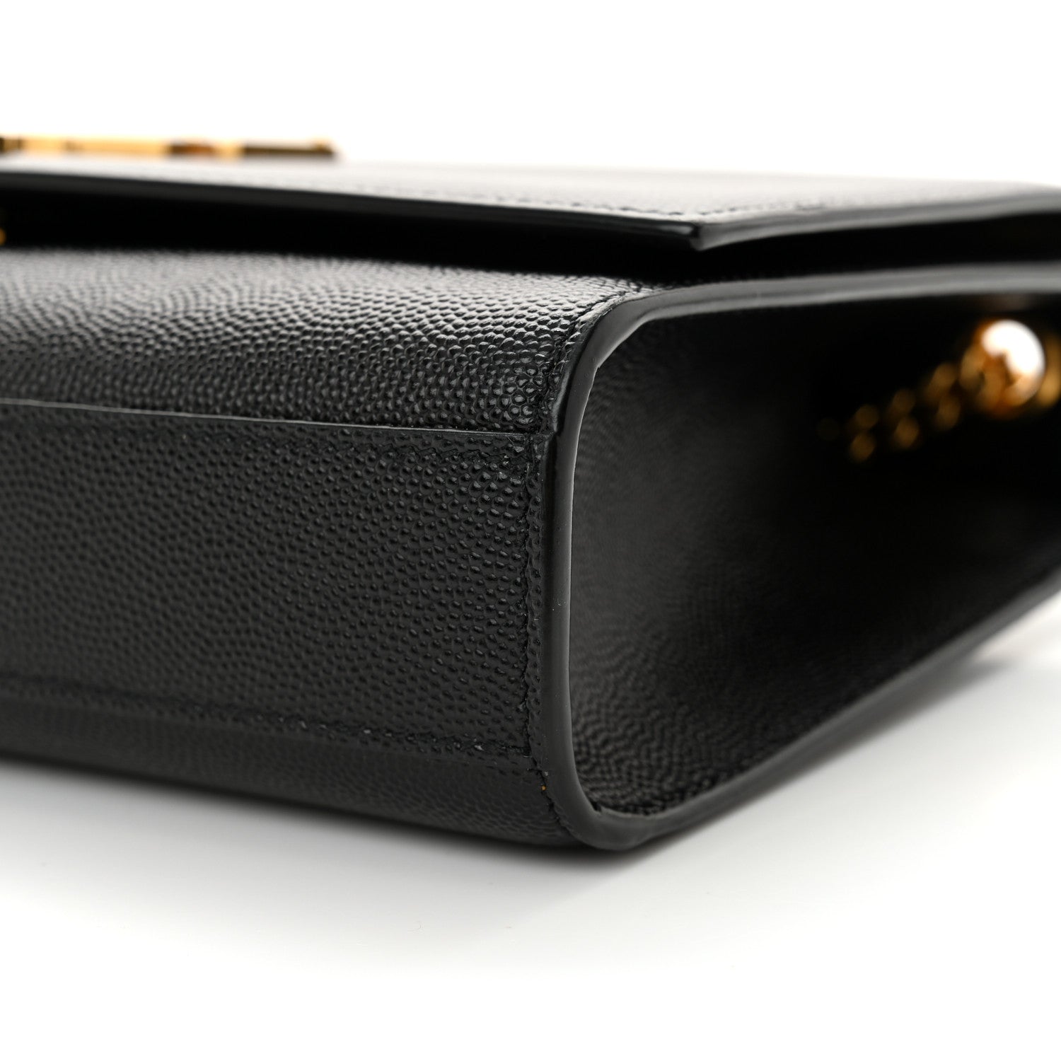 Saint Laurent Grain De Poudre Medium Classic Monogram Kate Satchel Black 10 of 12