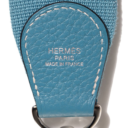 Hermes Taurillon Clemence Evelyne III PM Blue Jean 15 of 16