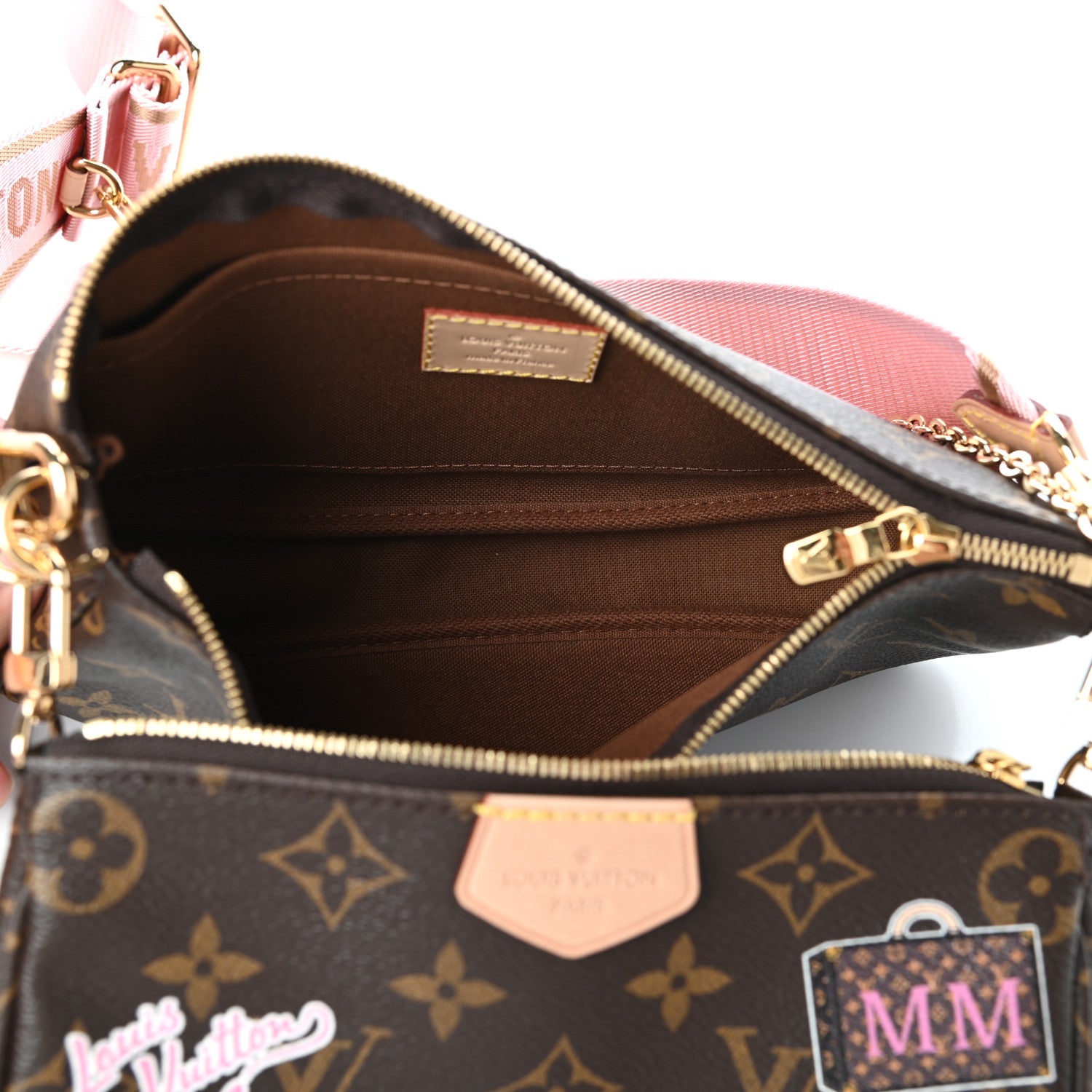 Louis Vuitton Monogram My LV World Tour Multi Pochette Accessories Rose Clair 5 of 9