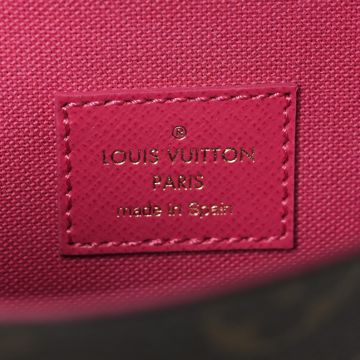 Monogram 2021 Christmas Animation Hollywood Pochette Felicie Chain Wallet Fuchsia