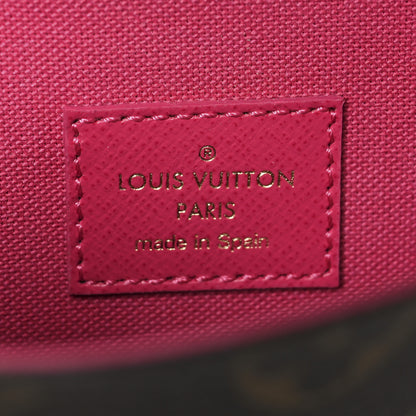 Louis Vuitton Monogram 2021 Christmas Animation Hollywood Pochette Felicie Chain Wallet Fuchsia 7 of 10