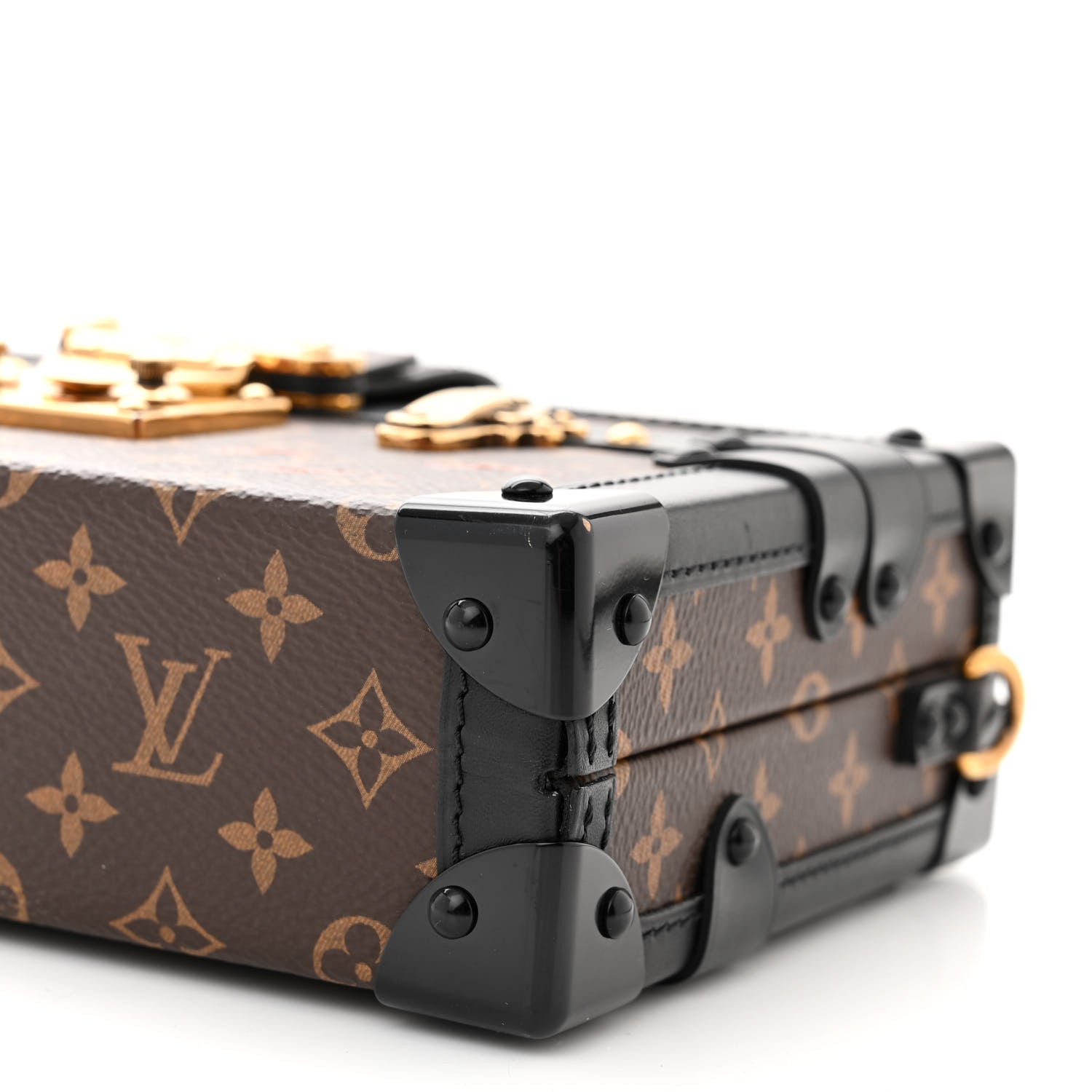 Louis Vuitton LOUIS VUITTON Monogram Petite Malle Black 9 of 9