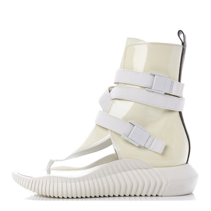 Louis Vuitton Patent Monogram LV Bahia Brazil Sandal 38 White 1 of 11