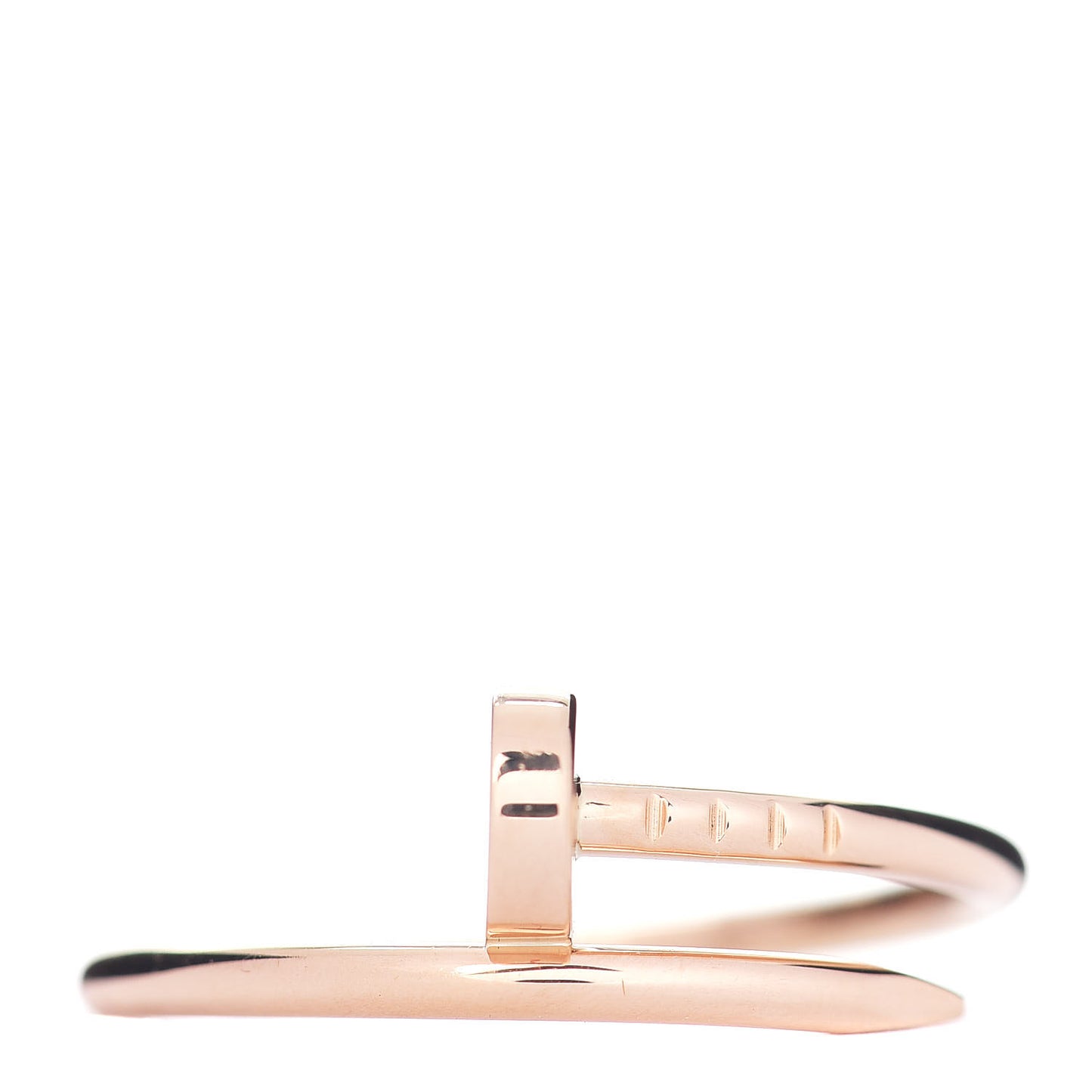 18K Pink Gold Small Juste Un Clou Ring 58 8.25