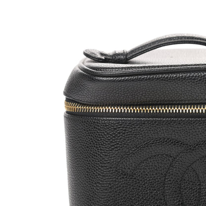 Chanel Caviar Cosmetic Vanity Bag Black 9 of 11