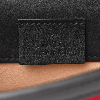 Gucci Velvet GG Monogram Super Mini Sylvie Chain Shoulder Bag Red Cipria Black 6 of 10