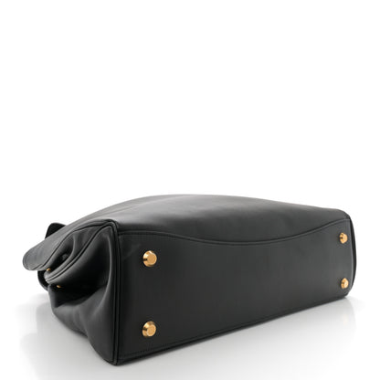 Balenciaga Smooth Calfskin Large Rodeo Top Handle Handbag Black 4 of 14