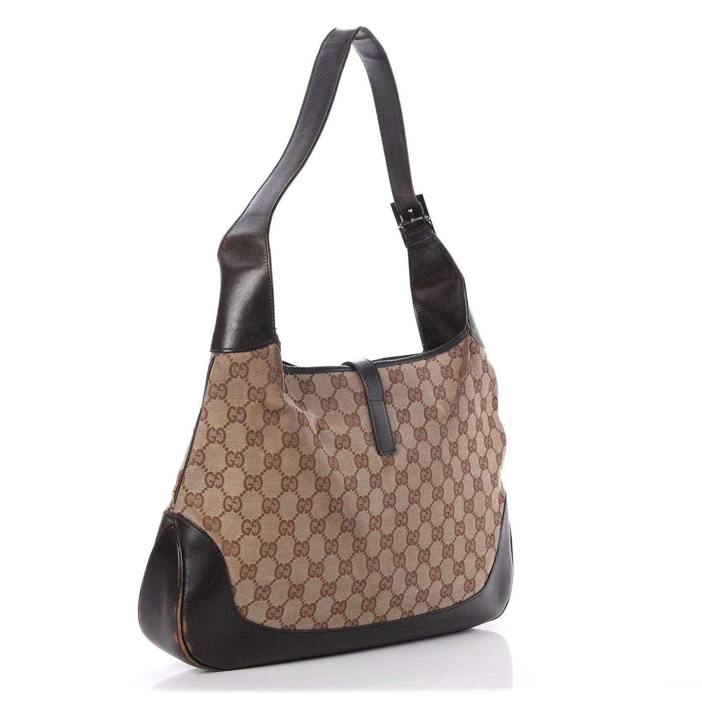 Monogram Web Jackie O Hobo Dark Brown