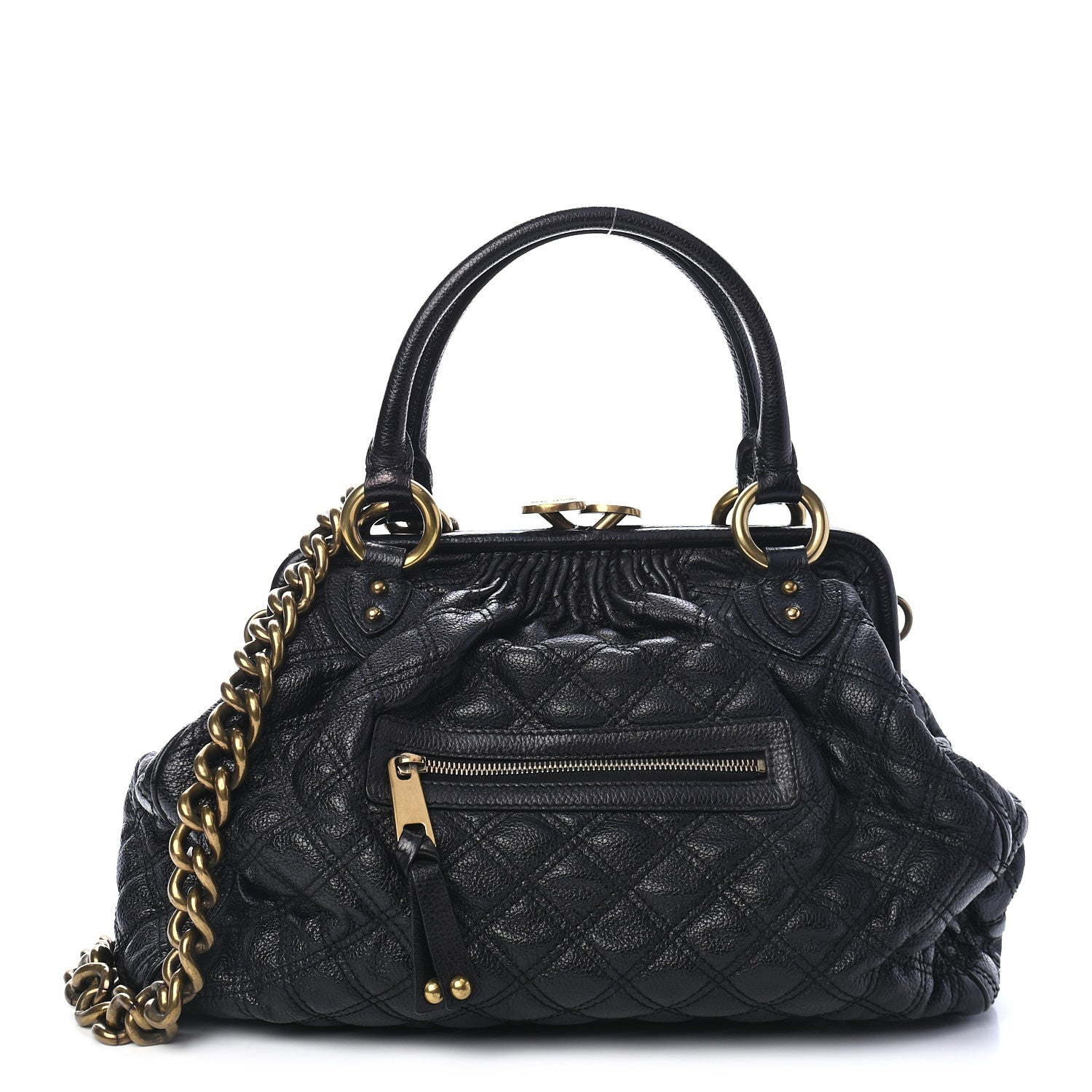 Marc Jacobs Calfskin Quilted Stam Black 1 of 10