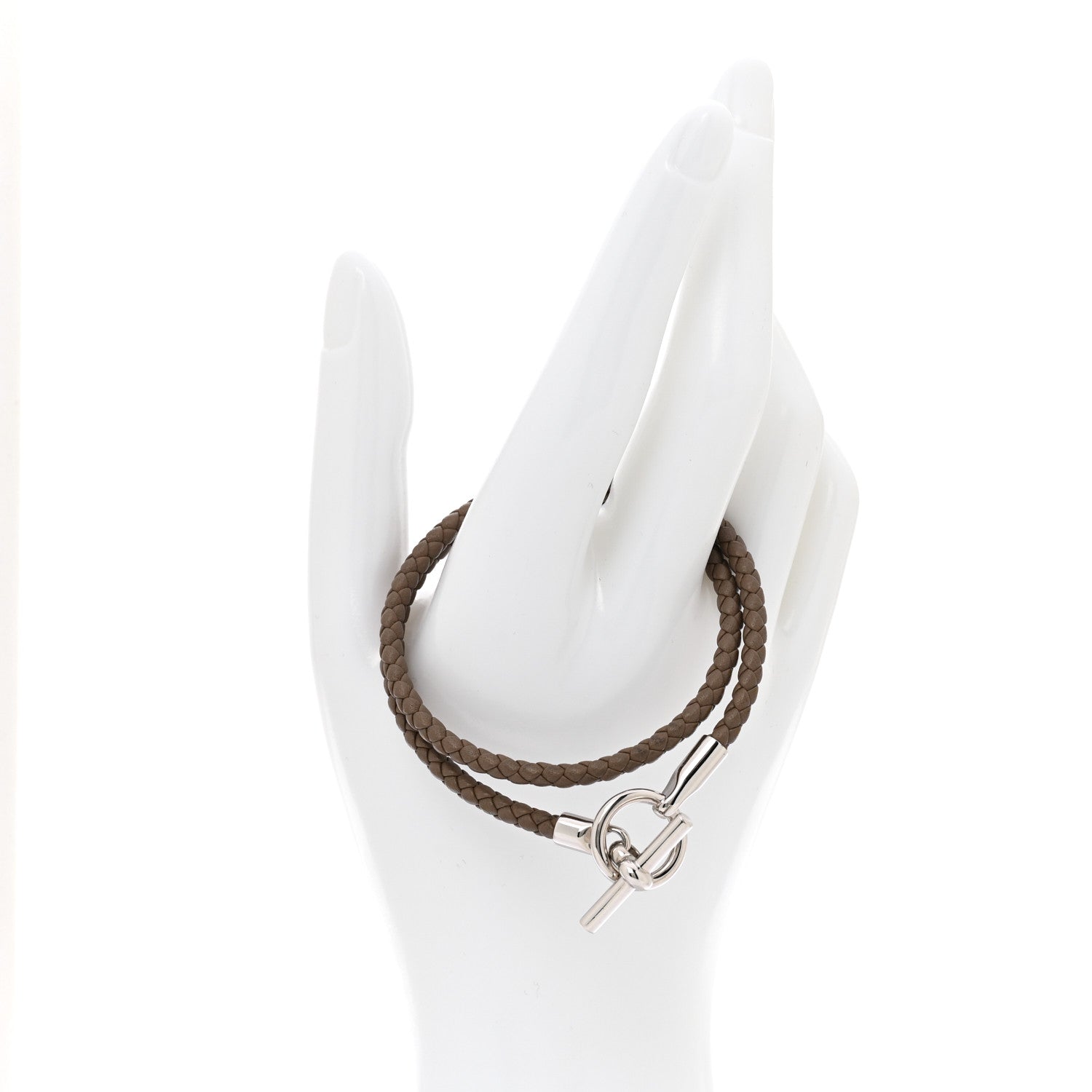 Hermes Swift Glenan Double Tour Bracelet Etoupe 2 of 6
