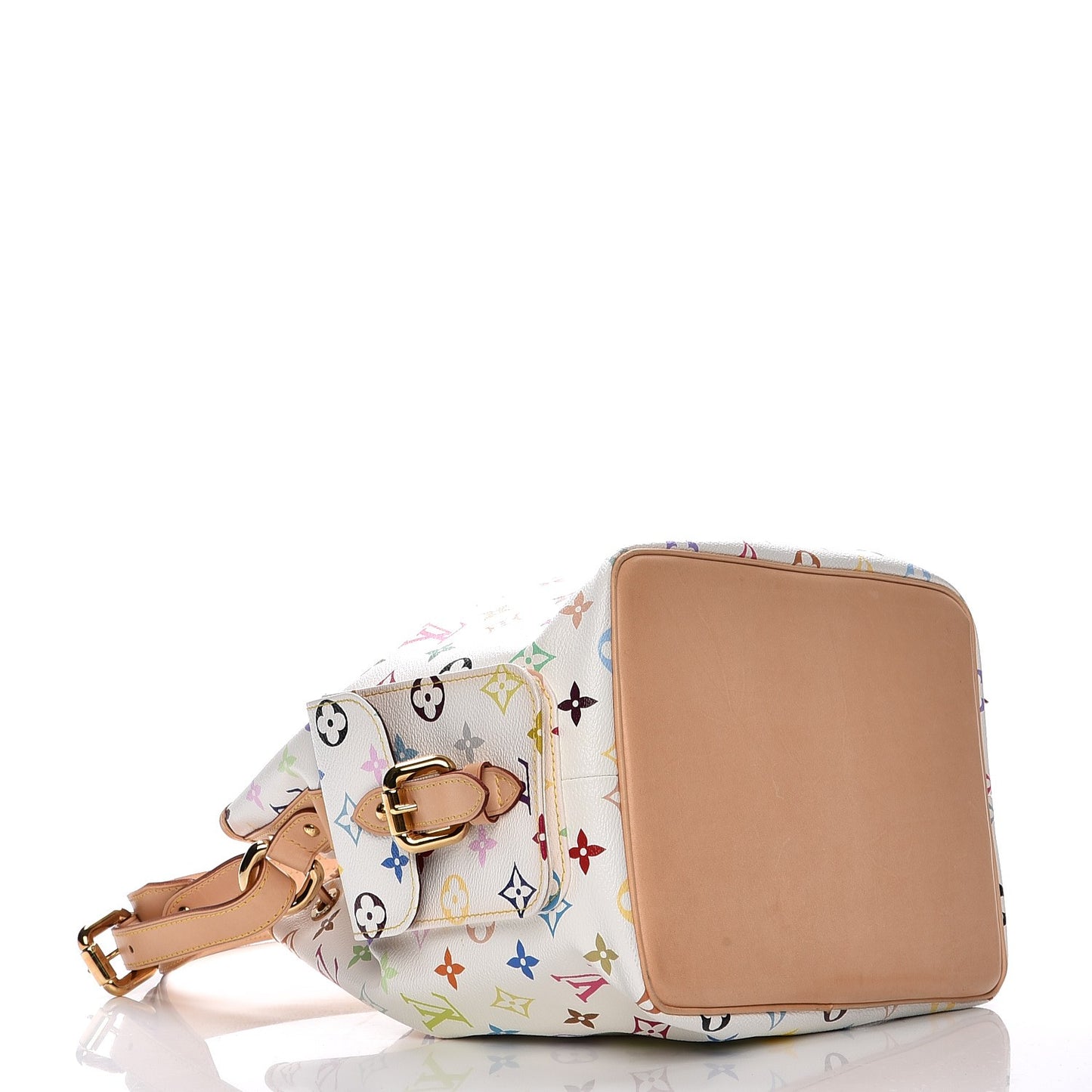 Monogram Multicolor Petit Noe White