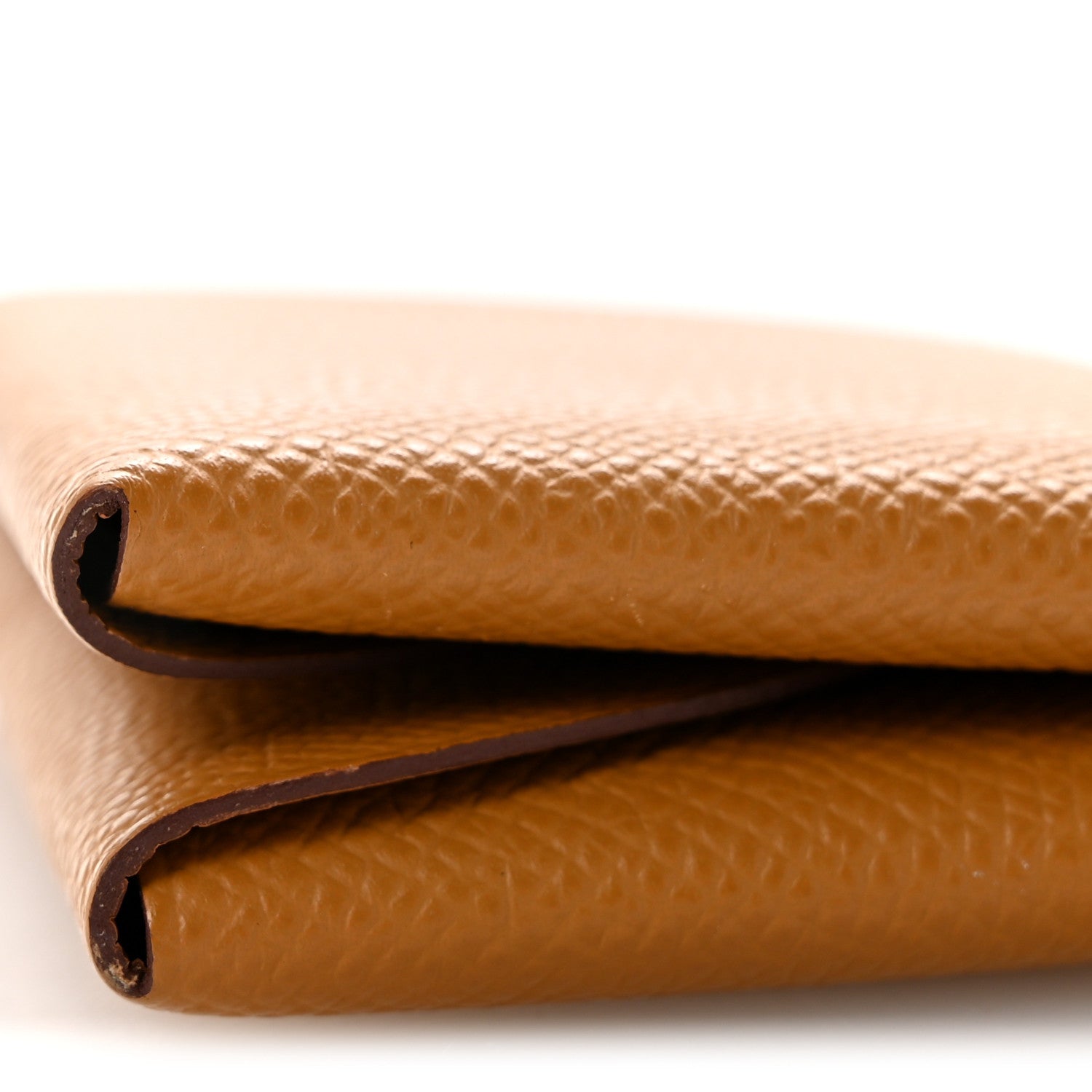 Hermes Epsom Calvi Duo Card Case Biscuit 9 of 10