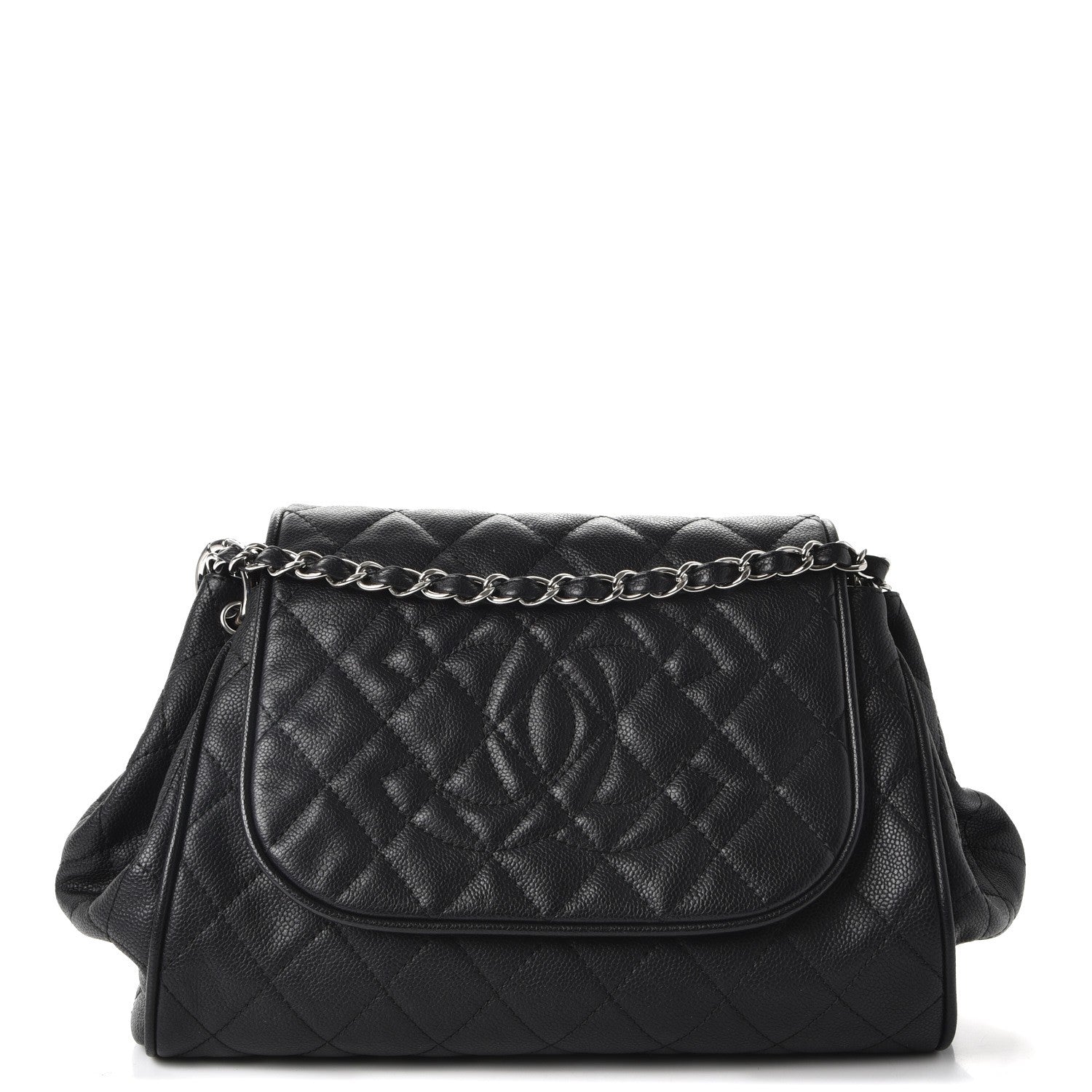Chanel Caviar Quilted Timeless Accordion Flap Black 1 of 8