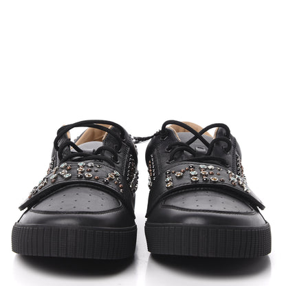 Valentino Garavani Calfskin Mens Stud Sneakers 44 Black 2 of 10