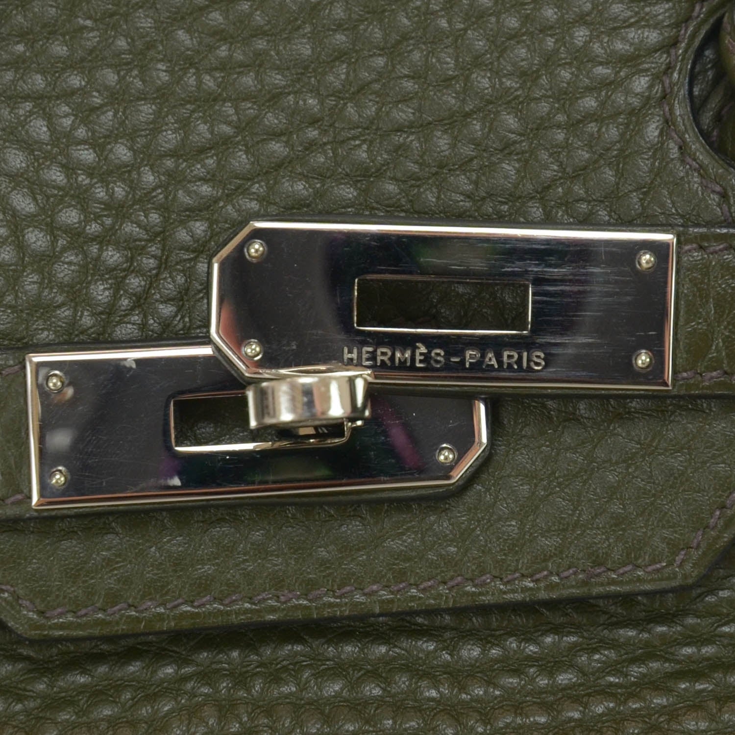 Hermes Fjord Birkin 30 Vert Olive 5 of 10