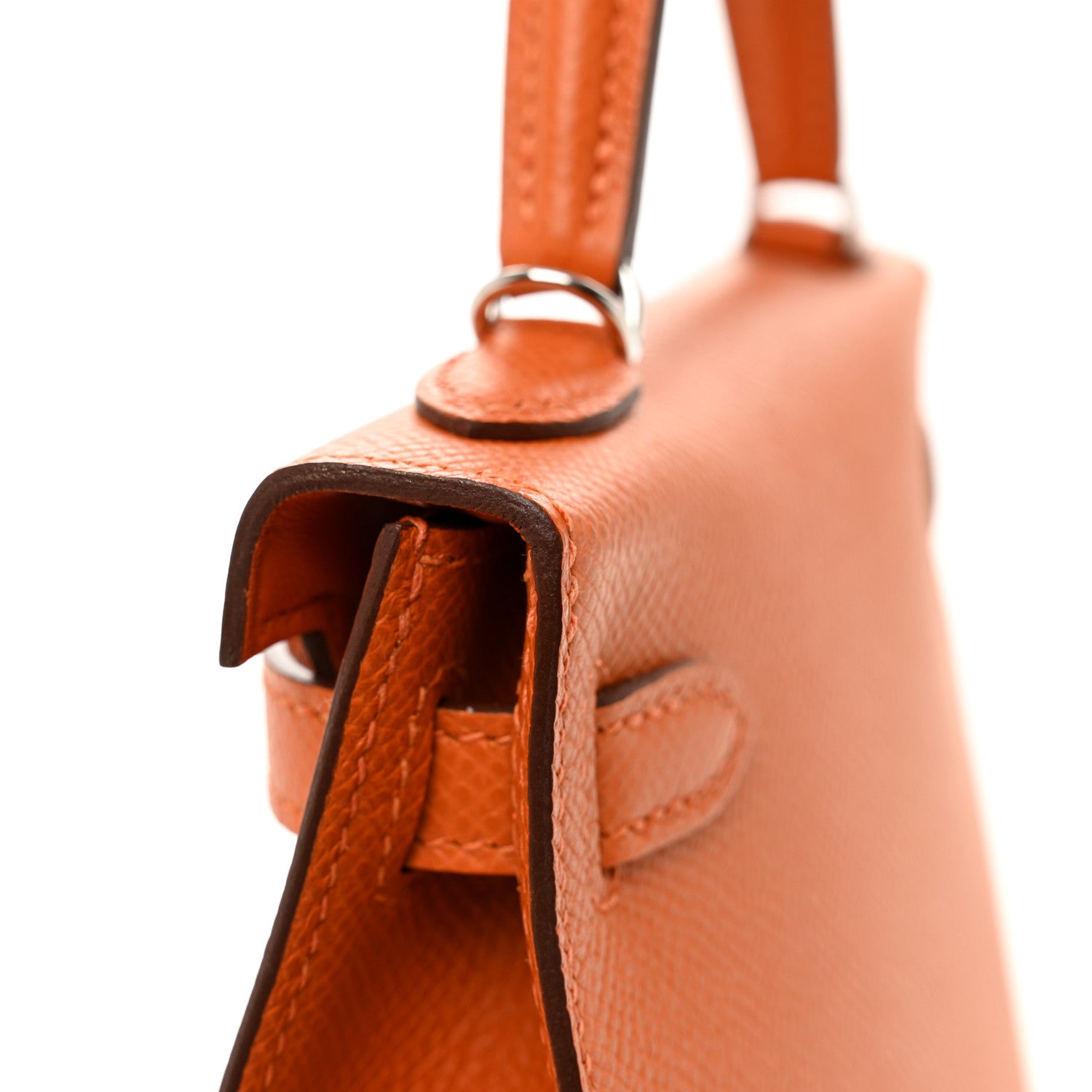 Hermes Epsom Mini Kelly Sellier 20 Orange 11 of 13
