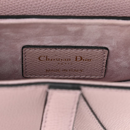 Christian Dior Grained Calfskin Mini Saddle Bag Light Pink 6 of 9
