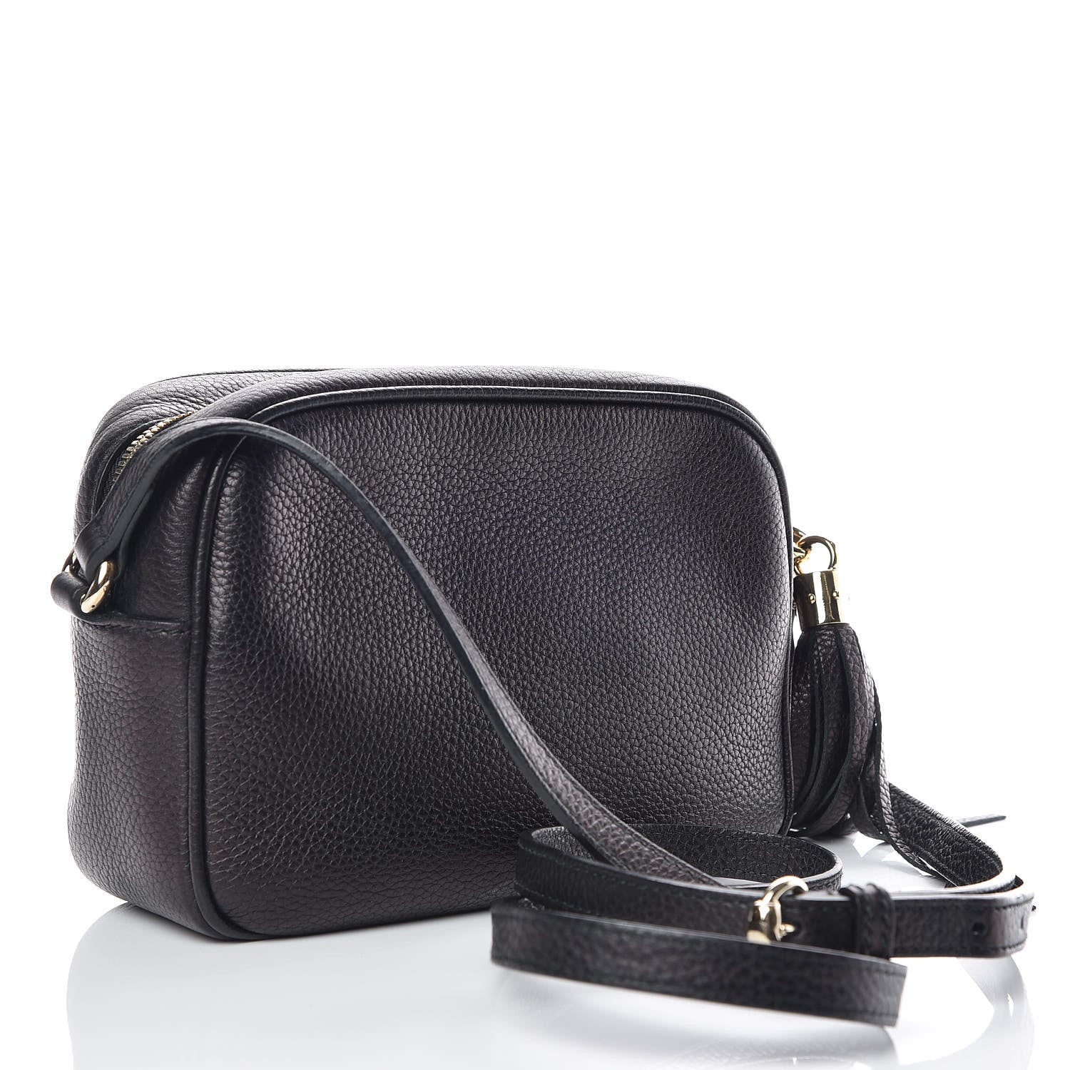 Gucci Pebbled Calfskin Small Soho Disco Bag Black 3 of 9