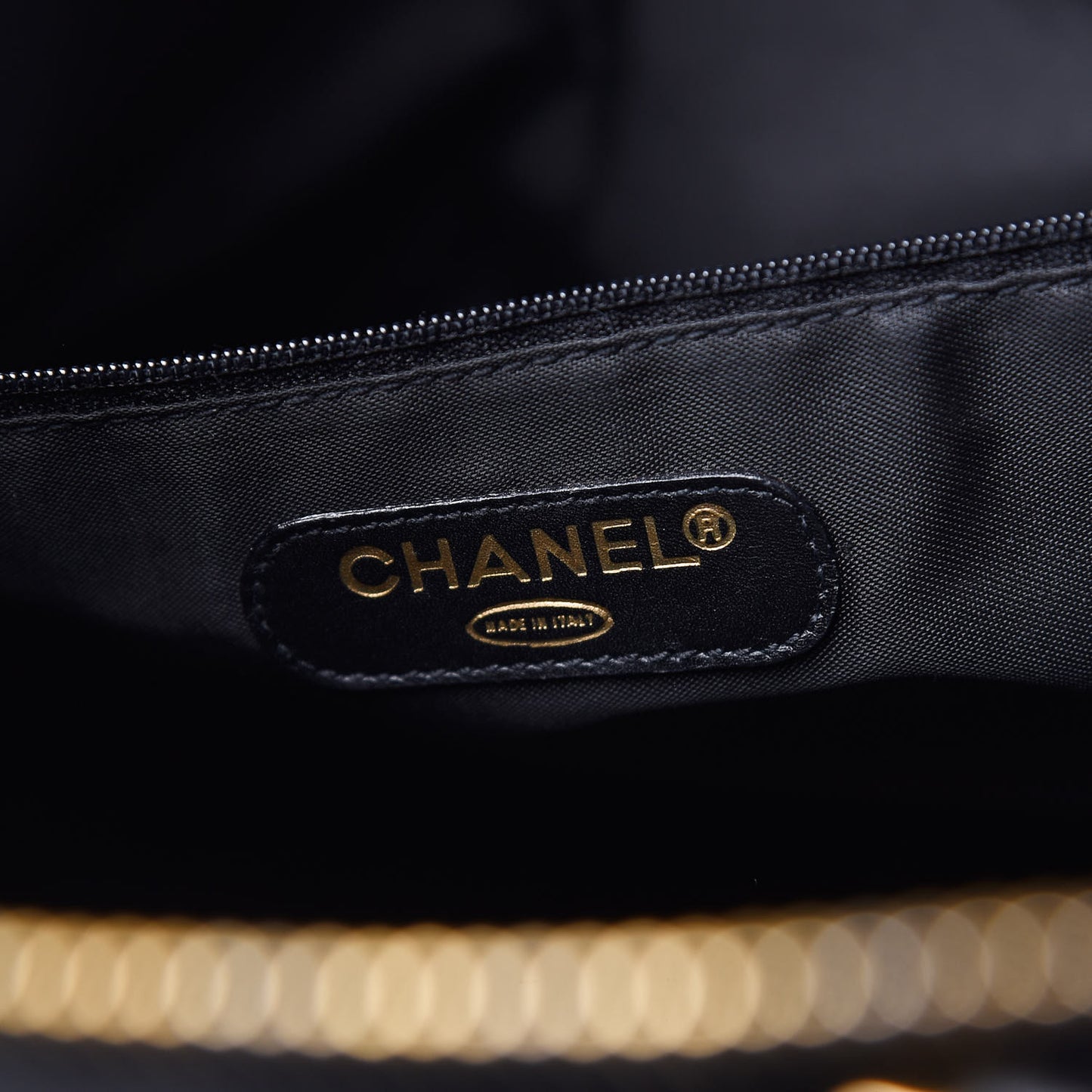 Calfskin Diamond Stitched Duffle Bag Black