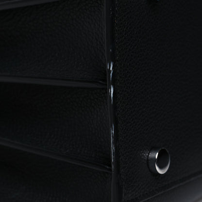 Saint Laurent Grained Calfskin Small Sac De Jour Black 13 of 13