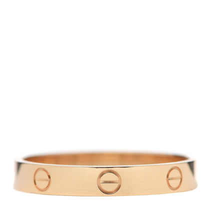 Cartier 18K Yellow Gold 3.5mm LOVE Wedding Band Ring 65 11 3 of 5